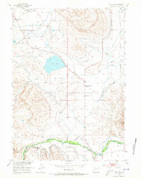 Download a high-resolution, GPS-compatible USGS topo map for Ray Lake, WY (1973 edition)