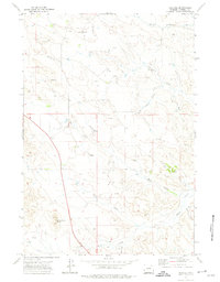 Download a high-resolution, GPS-compatible USGS topo map for Recluse, WY (1974 edition)