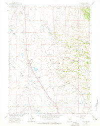 Download a high-resolution, GPS-compatible USGS topo map for Red Buttes, WY (1965 edition)