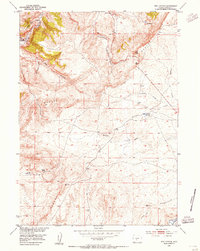 Download a high-resolution, GPS-compatible USGS topo map for Red Canyon, WY (1955 edition)