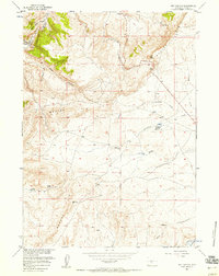 Download a high-resolution, GPS-compatible USGS topo map for Red Canyon, WY (1958 edition)