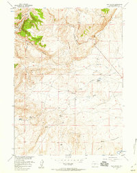 Download a high-resolution, GPS-compatible USGS topo map for Red Canyon, WY (1959 edition)
