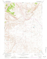 Download a high-resolution, GPS-compatible USGS topo map for Red Canyon, WY (1981 edition)