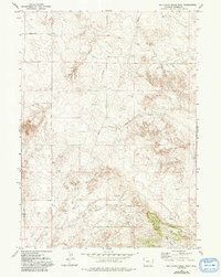 Download a high-resolution, GPS-compatible USGS topo map for Red Cloud Creek West, WY (1993 edition)