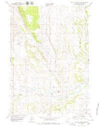 preview thumbnail of historical topo map of Johnson County, WY in 1979