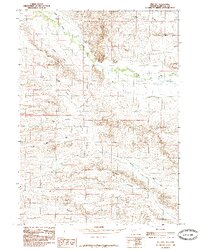 preview thumbnail of historical topo map of Lincoln County, WY in 1985