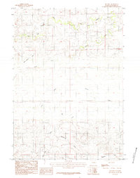Download a high-resolution, GPS-compatible USGS topo map for Red Hill, WY (1984 edition)