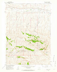 Download a high-resolution, GPS-compatible USGS topo map for Red Hole, WY (1962 edition)