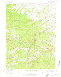 Download a high-resolution, GPS-compatible USGS topo map for Red Mountain, WY (1973 edition)