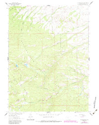 Download a high-resolution, GPS-compatible USGS topo map for Red Mountain, WY (1984 edition)