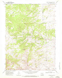 Download a high-resolution, GPS-compatible USGS topo map for Reese Mountain, WY (1972 edition)