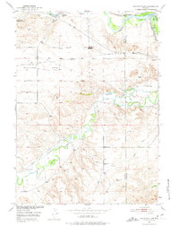 preview thumbnail of historical topo map of Platte County, WY in 1950