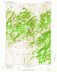 Download a high-resolution, GPS-compatible USGS topo map for Reno Hill, WY (1965 edition)