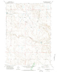 Download a high-resolution, GPS-compatible USGS topo map for Reno Reservoir, WY (1974 edition)
