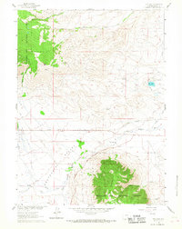 Download a high-resolution, GPS-compatible USGS topo map for Rex Lake, WY (1968 edition)