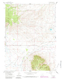 Download a high-resolution, GPS-compatible USGS topo map for Rex Lake, WY (1984 edition)