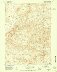 preview thumbnail of historical topo map of Platte County, WY in 1953