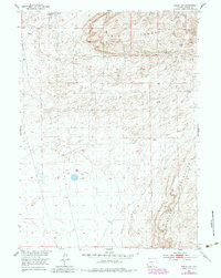 Download a high-resolution, GPS-compatible USGS topo map for Riddle Cut, WY (1983 edition)