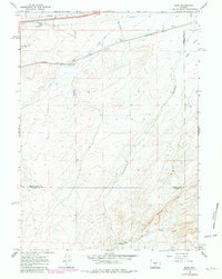 Download a high-resolution, GPS-compatible USGS topo map for Riner, WY (1981 edition)