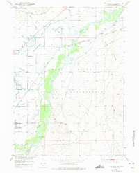 Download a high-resolution, GPS-compatible USGS topo map for Riverton East, WY (1975 edition)