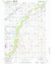 Download a high-resolution, GPS-compatible USGS topo map for Riverton East, WY (1979 edition)