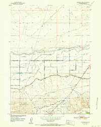Download a high-resolution, GPS-compatible USGS topo map for Riverton NE, WY (1952 edition)