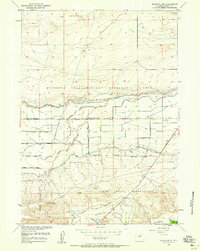 Download a high-resolution, GPS-compatible USGS topo map for Riverton NE, WY (1958 edition)