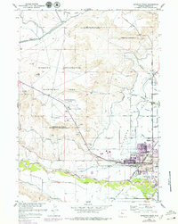 1959 Map of Riverton, WY, 1979 Print