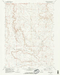 Download a high-resolution, GPS-compatible USGS topo map for Roberson Creek, WY (1995 edition)