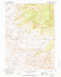 preview thumbnail of historical topo map of Converse County, WY in 1964