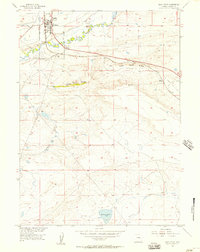 Download a high-resolution, GPS-compatible USGS topo map for Rock River, WY (1957 edition)