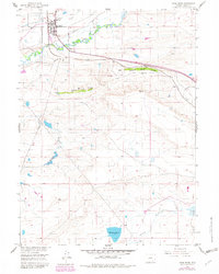 Download a high-resolution, GPS-compatible USGS topo map for Rock River, WY (1982 edition)