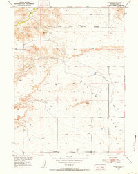 preview thumbnail of historical topo map of Goshen County, WY in 1950
