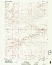 Download a high-resolution, GPS-compatible USGS topo map for Rocky Hollow, WY (1995 edition)