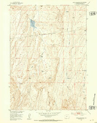 Download a high-resolution, GPS-compatible USGS topo map for Rongis Reservoir, WY (1953 edition)
