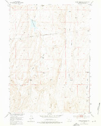 Download a high-resolution, GPS-compatible USGS topo map for Rongis Reservoir, WY (1976 edition)