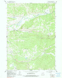 Download a high-resolution, GPS-compatible USGS topo map for Rosies Ridge, WY (1991 edition)