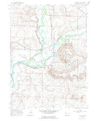 Download a high-resolution, GPS-compatible USGS topo map for Ross Butte, WY (1968 edition)