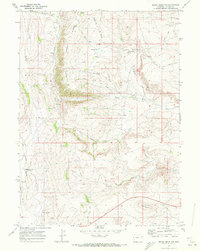 Download a high-resolution, GPS-compatible USGS topo map for Round Mountain, WY (1972 edition)