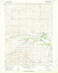 preview thumbnail of historical topo map of Laramie County, WY in 1961