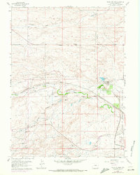 Download a high-resolution, GPS-compatible USGS topo map for Round Top Lake, WY (1972 edition)