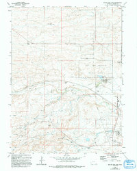 Download a high-resolution, GPS-compatible USGS topo map for Round Top Lake, WY (1994 edition)