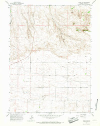 Download a high-resolution, GPS-compatible USGS topo map for Round Top, WY (1967 edition)
