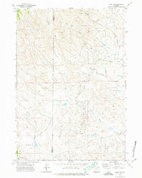 Download a high-resolution, GPS-compatible USGS topo map for Rozet NE, WY (1974 edition)