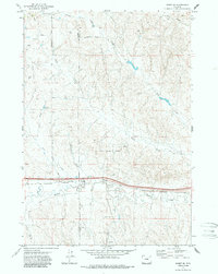 Download a high-resolution, GPS-compatible USGS topo map for Rozet SE, WY (1987 edition)