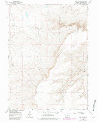 Download a high-resolution, GPS-compatible USGS topo map for Ruby Knolls, WY (1981 edition)