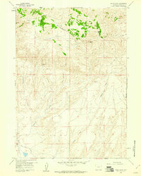 Download a high-resolution, GPS-compatible USGS topo map for Saddle Rock, WY (1961 edition)