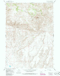 Download a high-resolution, GPS-compatible USGS topo map for Saddle Rock, WY (1985 edition)