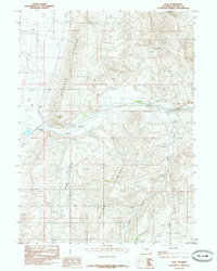 Download a high-resolution, GPS-compatible USGS topo map for Sage, WY (1985 edition)