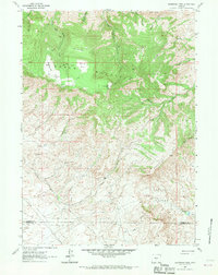 Download a high-resolution, GPS-compatible USGS topo map for Sagebrush Park, WY (1970 edition)